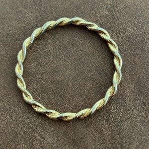 TWISTED Monet Vintage Golden Bangle